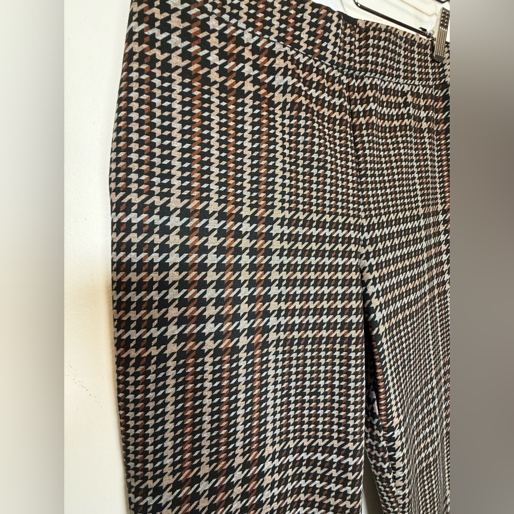 Sanctuary Carnaby Kick Crop Pant Semi High-rise Glen Plaid Women’s Size Medium - Picture 7 of 8